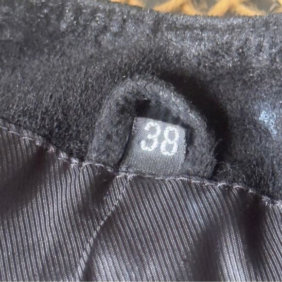 VTG - VINTAGE  ECHTES LEDER women's echtes leder suede WESTERN jacket SIZE 38 - Picture 10 of 15